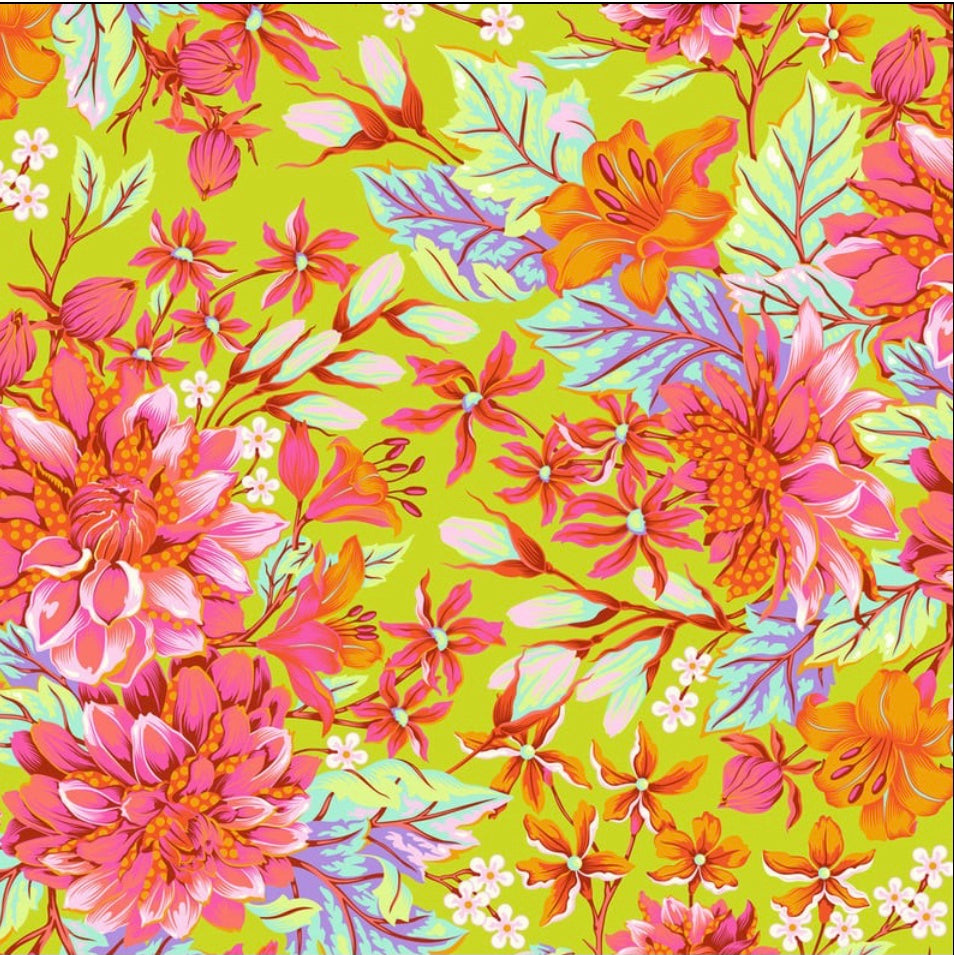Tula Pink - Untamed - Hello Dahlia 108” Wideback - Lunar