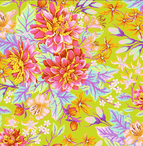 Tula Pink - Untamed - Hello Dahlia - Moonbeam