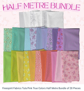 *Pre-order* Tula Pink - True Colours 2025 - 1/2mtr Bundle (Hand Cut) *DUE April 2025
