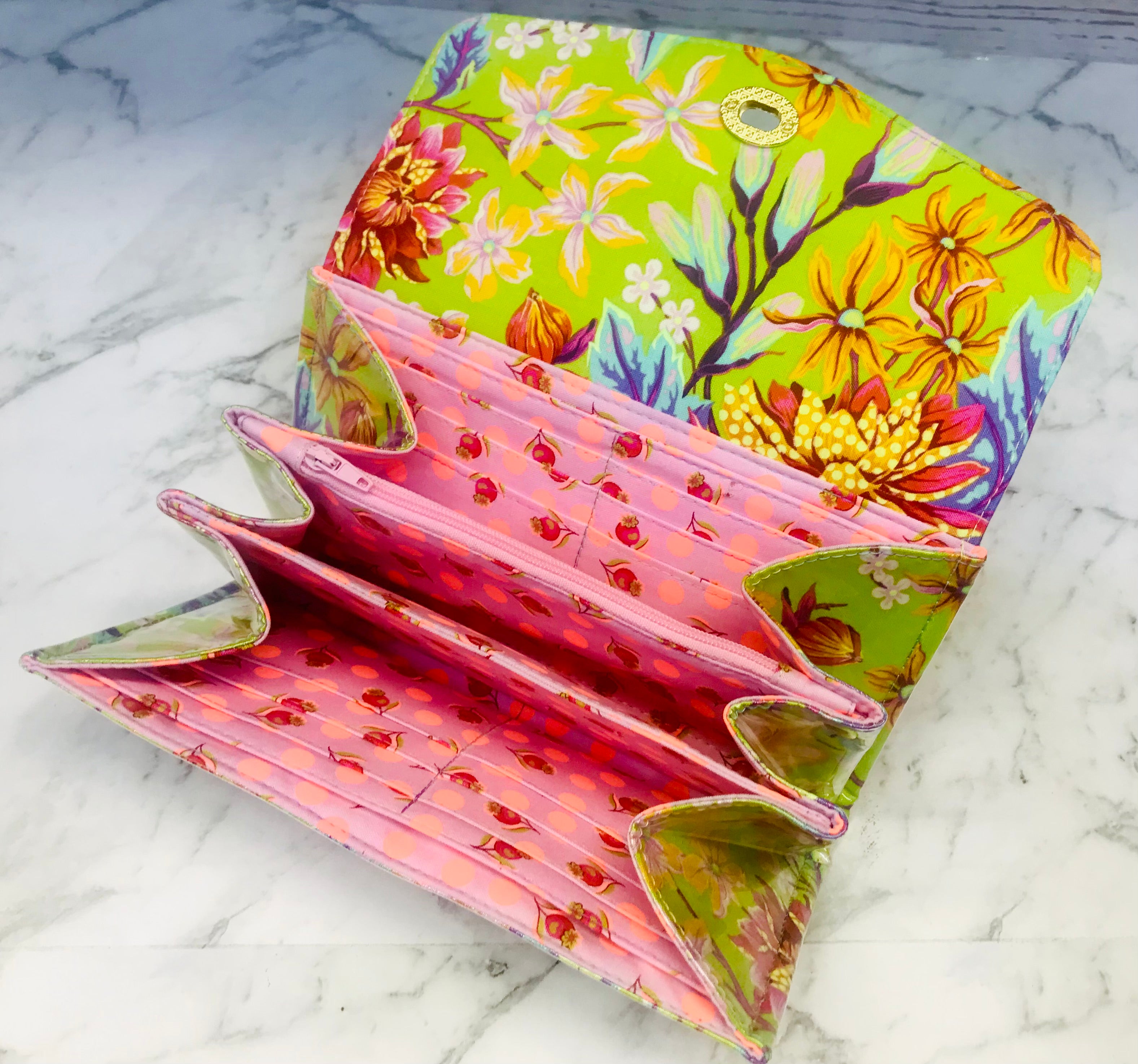 Tula Pink Necessary Clutch Wallet