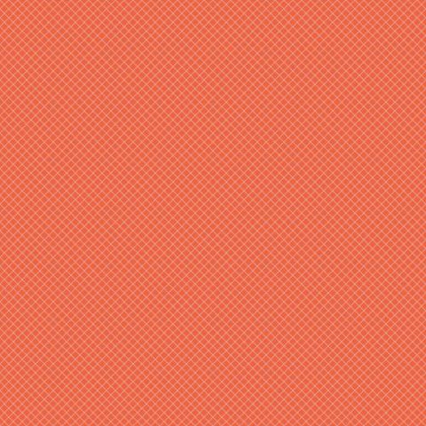 Tula Pink - True Colours 2025 - On The Grid - Salmon