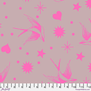 Tula Pink - Neon True colours - Neon Fairy flakes - Cosmic